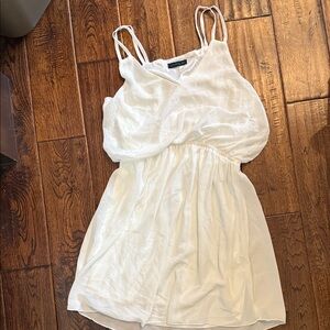 Cals White Mini Dress